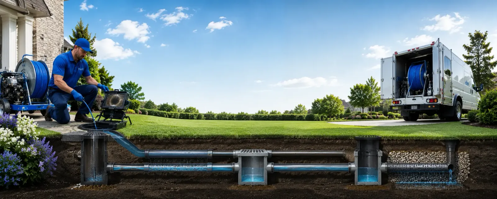 Outdoor drain cleaning information for Lyons, MI