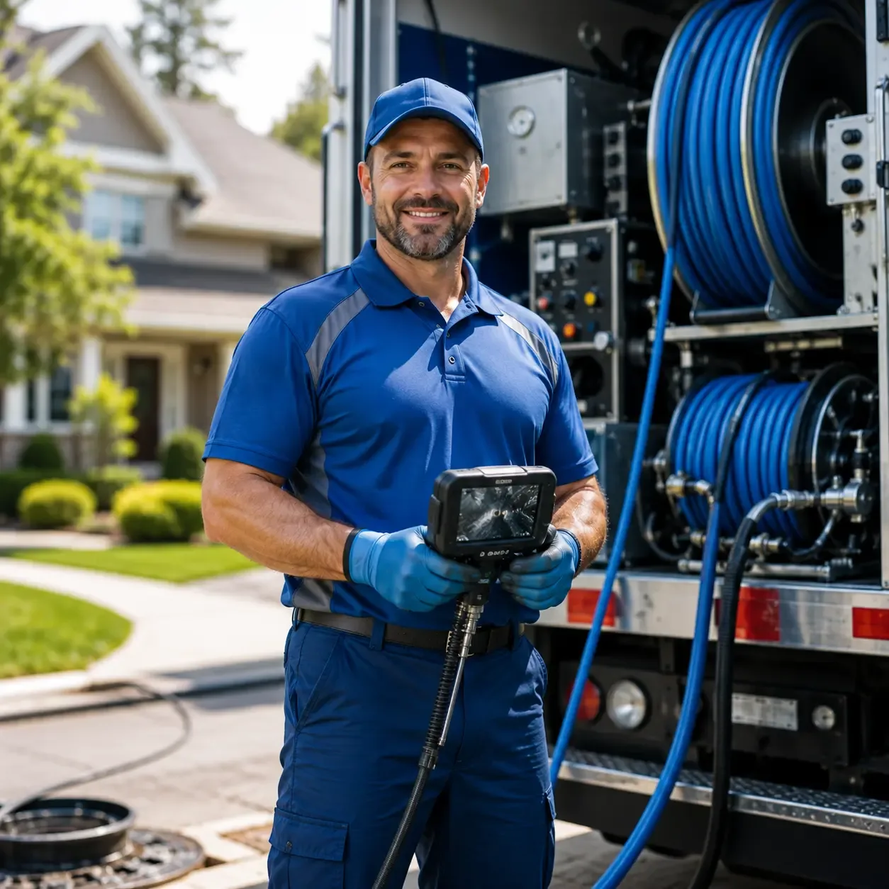 Local outdoor drain cleaning specialists in Lyons, MI
